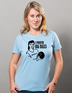 Dámské sportovní tričko Bowling - Bowling balls