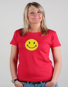 Dámské tričko s potiskem Smile