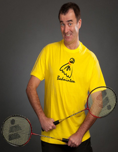 Pánské sportovní tričko Badminton - Míček