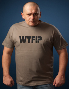 Pánské tričko s potiskem WTF