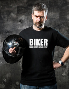 Pánské sportovní tričko Motorkářské - Biker rychle