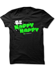 Dámské tričko ViralBrothers - Be Happy