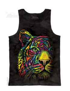 Dámské tílko se zvířecím potiskem (the mountain) Rainbow Tiger