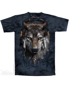 Pánská trička se zvířecím potiskem (the mountain) DJ Wolf