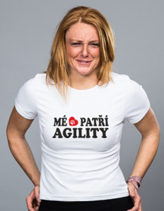 Dámské sportovní tričko Pejskaři - Mé srdce patří agility