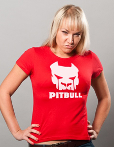 Dámské sportovní tričko Pitbull - Pitbull maska