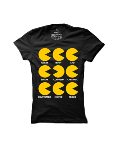 Dámské tričko s potiskem Pacman Emotions