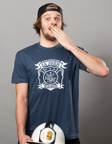 Pánské sportovní tričko Neobyčejný hasič