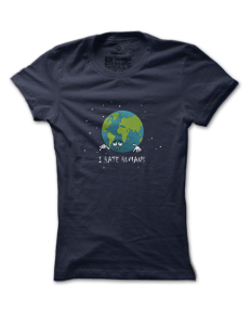 Dámské tričko s potiskem Zeměkoule