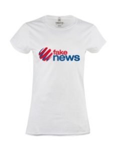 Dámské tričko s potiskem Fake news