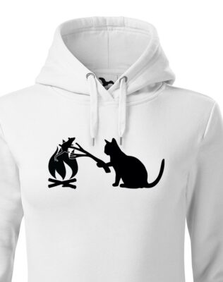 Dámská mikina kočka a myš - tričko pro milovníky koček