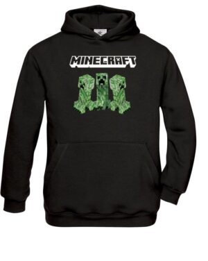 Dětská mikina - Minecraft. Vtipná a originální pánská a dámská trička s potiskem levně. Levná trička s MEME potiskem.
