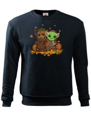 Dětská mikina Mistr Yoda a Groot - ideální pro každého fanouška