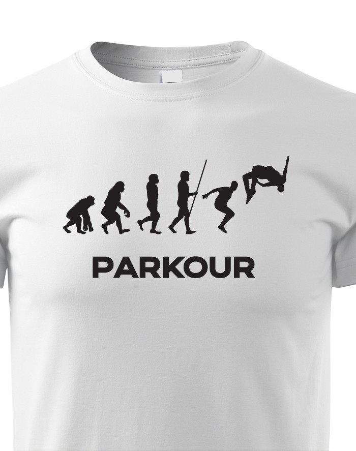 Dětské tričko - Parkour evoluce