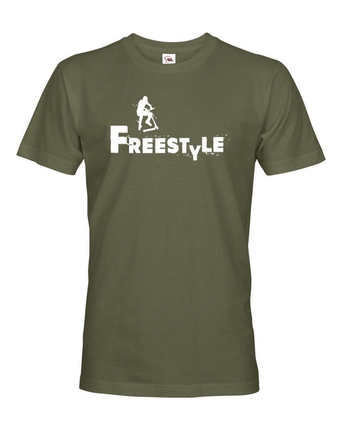 Pánské tričko s Freestyle koloběžkou
