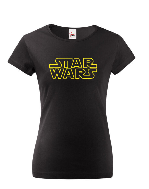 Dámské tričko Star Wars - pro milovníkům hvězdných válek. Vtipná a originální pánská a dámská trička s potiskem levně. Levná trička s MEME potiskem.