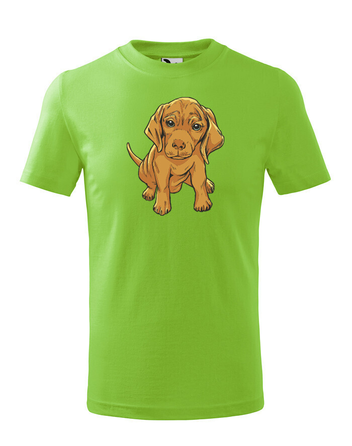 Dětské tričko pro milovníky pejsků - štěně - dárek na narozeniny