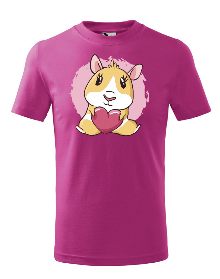 Dětské tričko pro milovníky zvířat - Morčatko - tričko na narozeniny