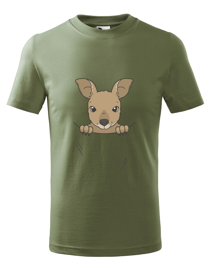 Dětské tričko s klokanem - dárek pro milovníky zvířat