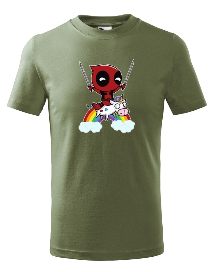 Dětské tričko s potiskem Deadpool pro fanoušky Marvelovek