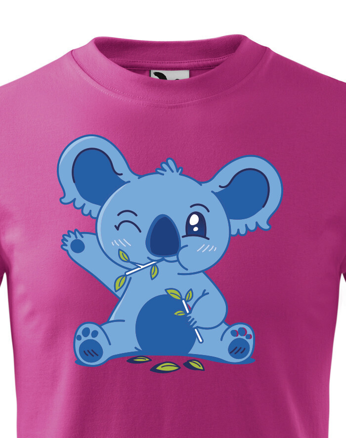 Dětské tričko s potiskem Koaly - narozeninový dárek pro milovníky koal