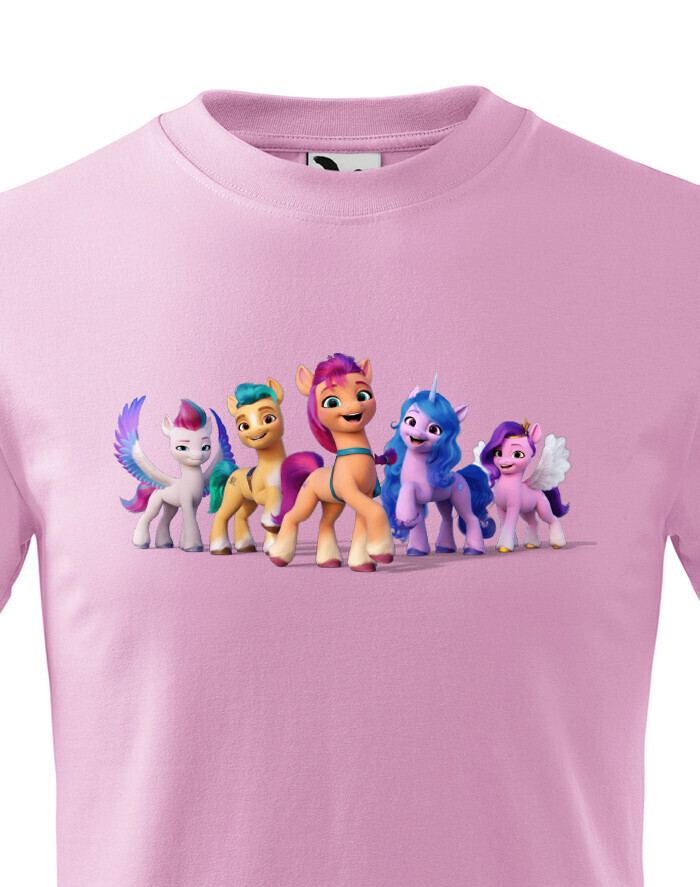 Dětské tričko s potiskem koníků - tričko pro milovníky poníků a koní