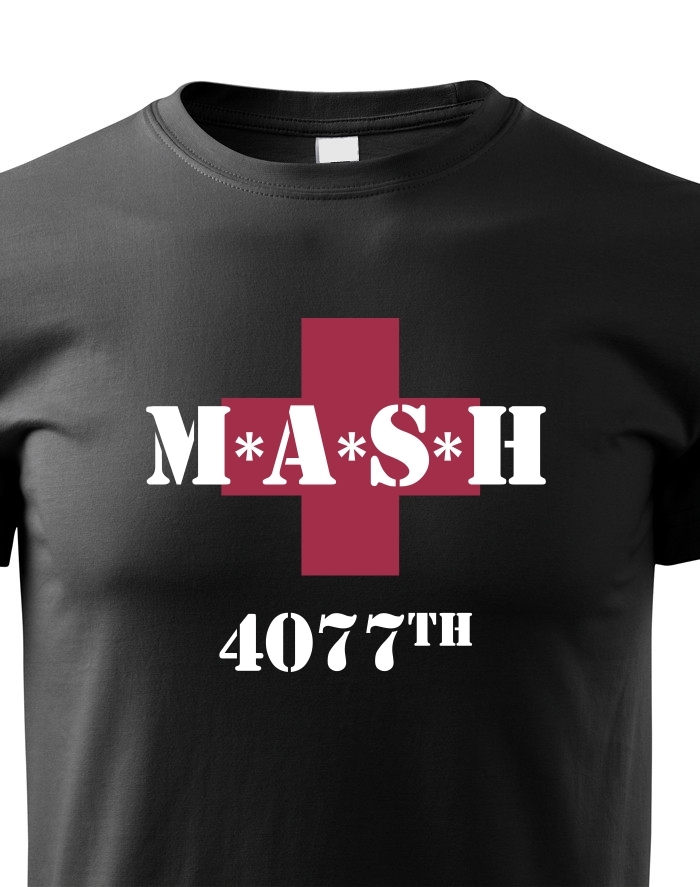 Dětské tričko s potiskem legendárního seriálu MASH 4077