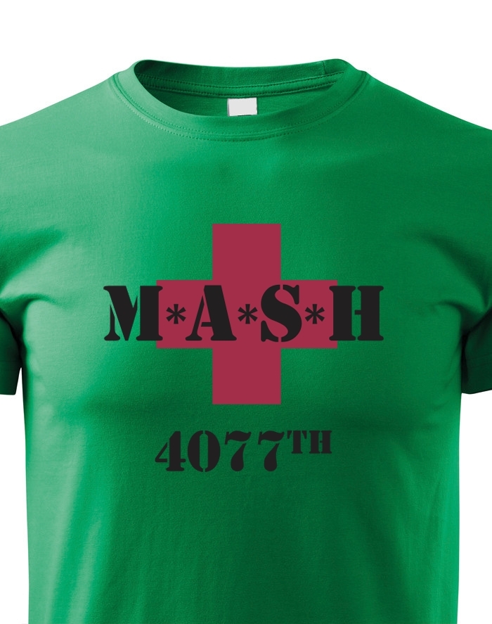 Dětské tričko s potiskem legendárního seriálu MASH 4077