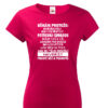 Originální dámské běžecké tričko Běhám protože.... Vtipná a originální pánská a dámská trička s potiskem levně. Levná trička s MEME potiskem.