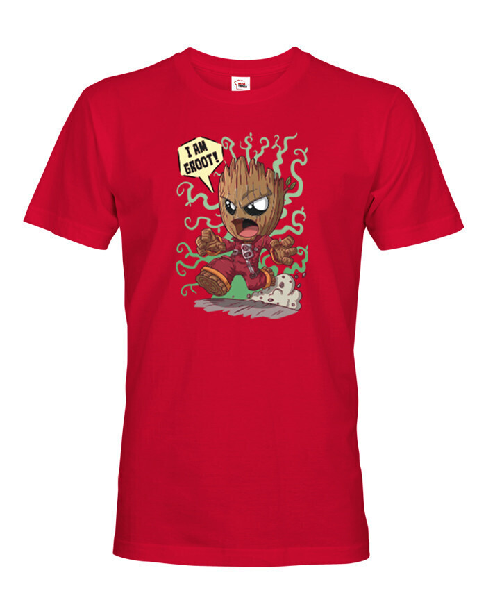 Pánské tričko Groot - pro fanoušky Strážci Galaxie