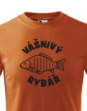 Vtipné tričko pro rybáře Vášnivý rybář - sleva 33 Kč na první objednávku. Vtipná a originální pánská a dámská trička s potiskem levně. Levná trička s MEME potiskem.
