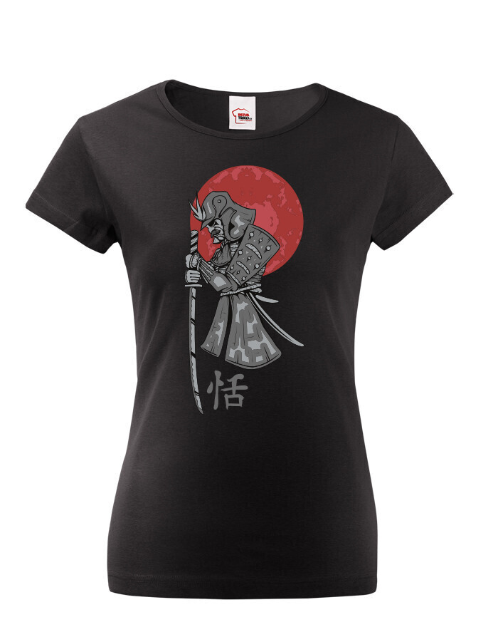 Dámské tričko s potiskem Samuraj - tričko pro milovníky japonské kultury