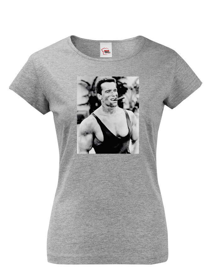 Dámské triko s potiskem Arnolda Schwarzeneggera - skvělý dárek na narozeniny