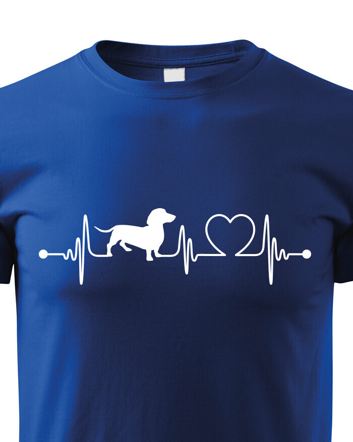 Dětské tričko pro milovníky psů s potiskem jezevčíka - skvělý dárek