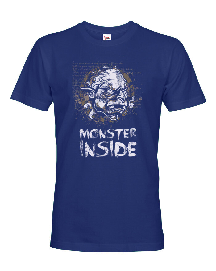 Pánské tričko s potiskem Monster inside - stylové a originální tričko