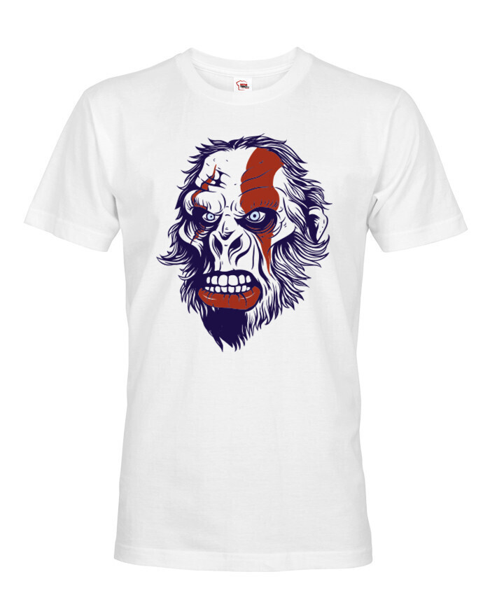 Pánské tričko s potiskem rozzuřené gorile - originální a stylové tričko
