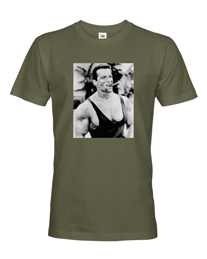 Pánské triko s potiskem Arnolda Schwarzeneggera - skvělý dárek na narozeniny