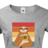 Dámské tričko - Lenochod s pivem - dárek na narozeniny nebo Vánoce