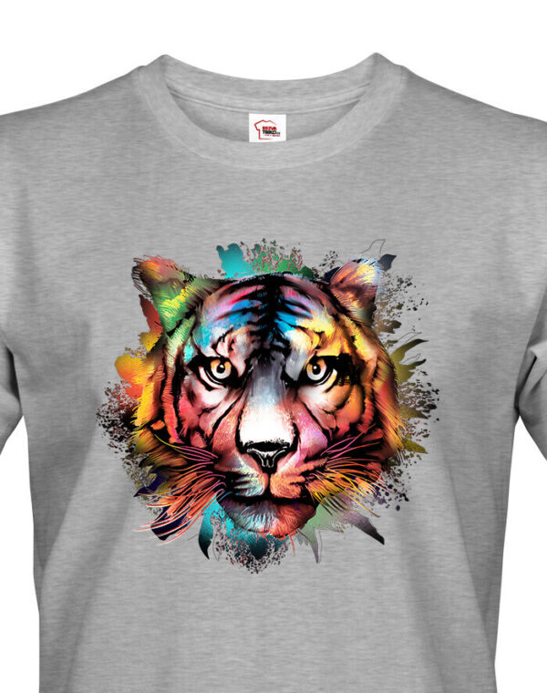 Pánské tričko s potiskem Duhového tygra
