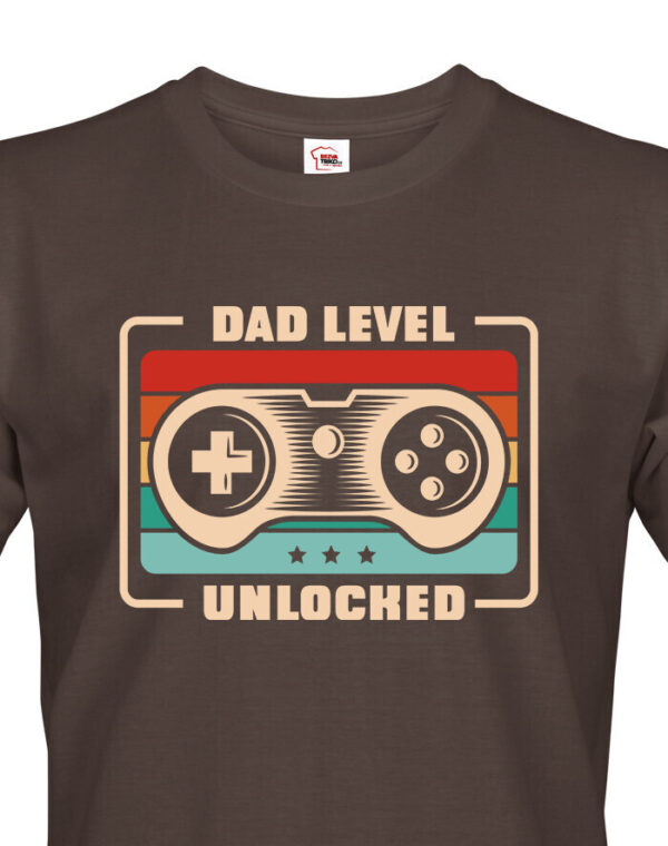 Triko pro budoucí tatínky Dad level unlocked