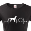 Dámské tričko pro milovníky zvířat - Irský setr tep