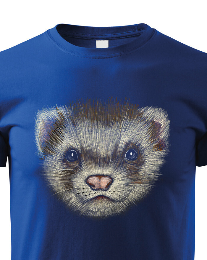 Dětské tričko s fretkou - pro milovníky zvířat