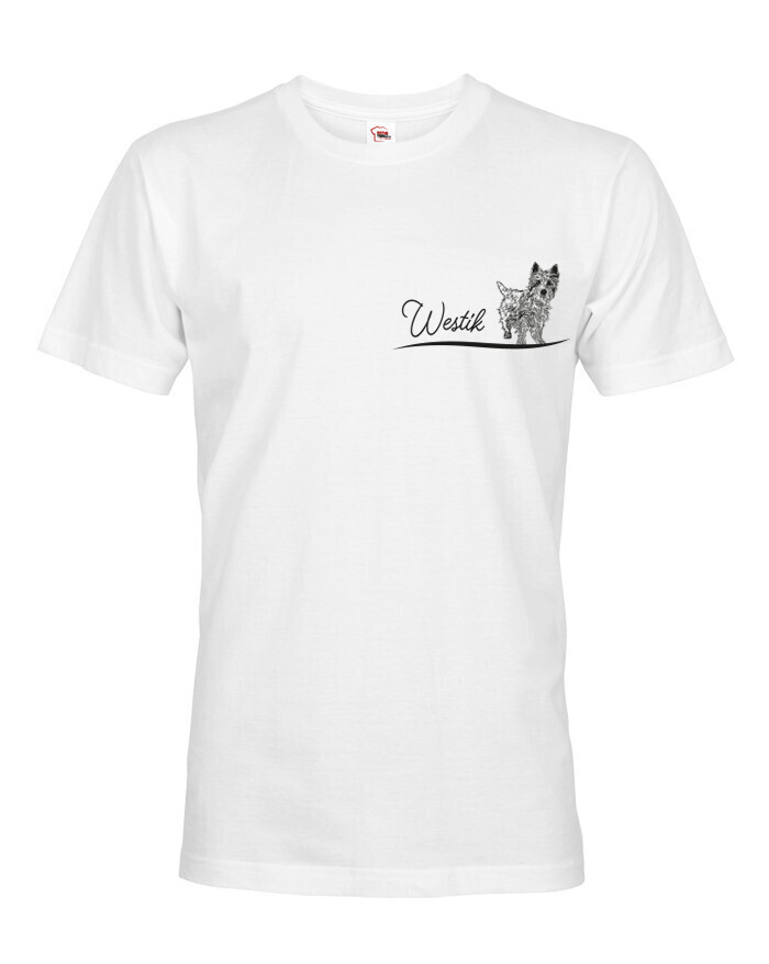 Pánské tričko West Highland White teriér - pro milovníky psů