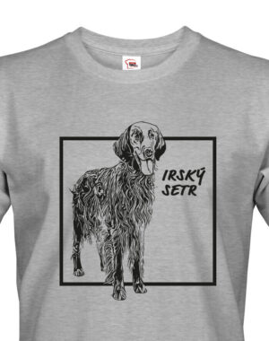 Pánské tričko pro milovníky zvířat - Irský setr