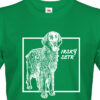Pánské tričko pro milovníky zvířat - Irský setr. Vtipná a originální pánská a dámská trička s potiskem levně. Levná trička s MEME potiskem.