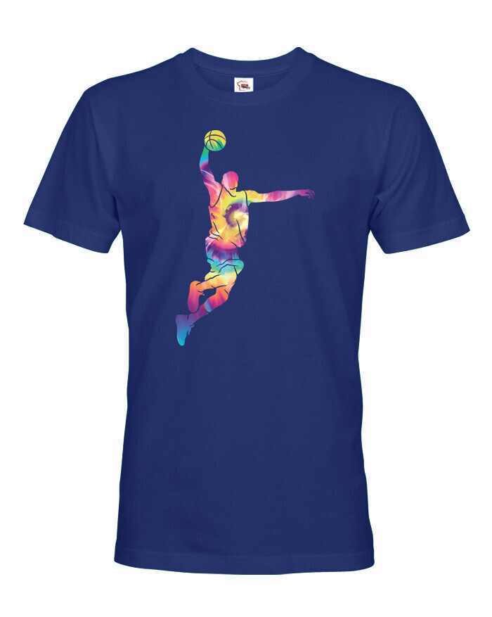 Pánské tričko s potiskem basketbalistu - skvělý dárek pro milovníky basketbalu