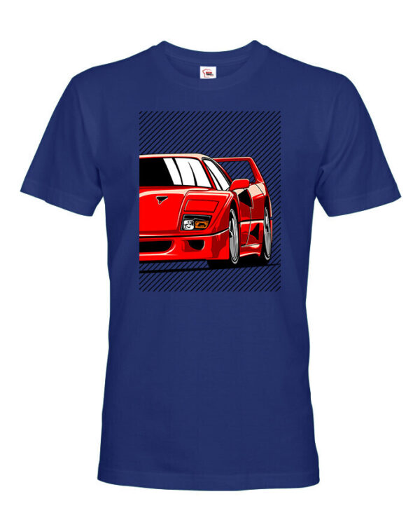 Pánské tričko s potiskem Ferrari F40 - tričko pro milovníky aut