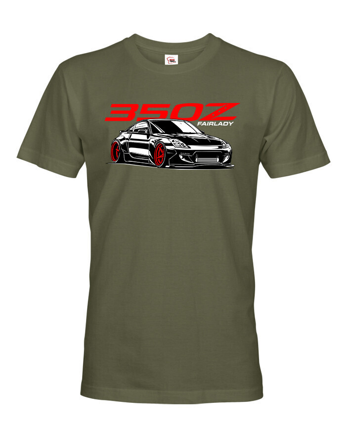 Pánské tričko s potiskem Nissan 350Z -  tričko pro milovníky aut