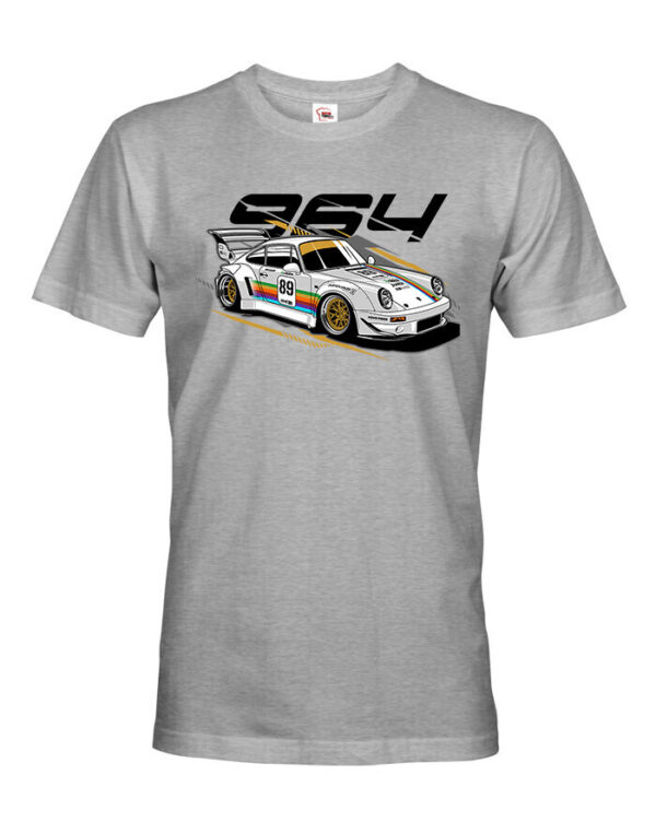 Pánské tričko s potiskem Porsche RWB 964 -  tričko pro milovníky aut