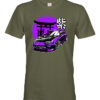 Pánské tričko s potiskem Toyoto Purple Supra  -  tričko pro milovníky aut